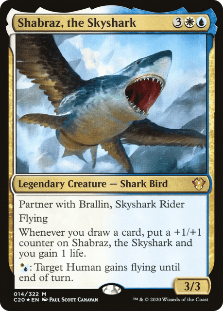 Shabraz, the Skyshark (14) — Commander 2020