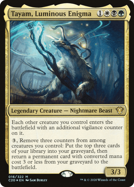 Tayam, Luminous Enigma (16) — Commander 2020