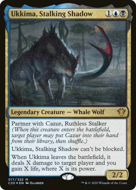 Ukkima, Stalking Shadow (17) — Commander 2020