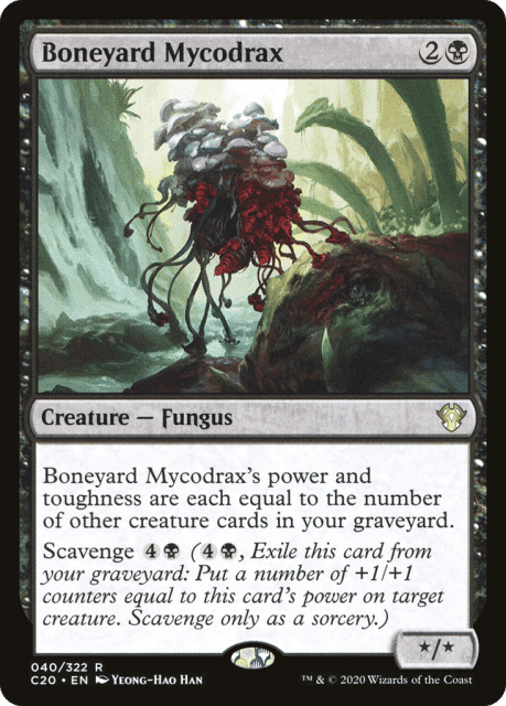 Boneyard Mycodrax (40) — Commander 2020