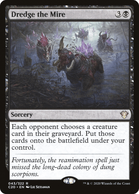 Dredge the Mire (43) — Commander 2020