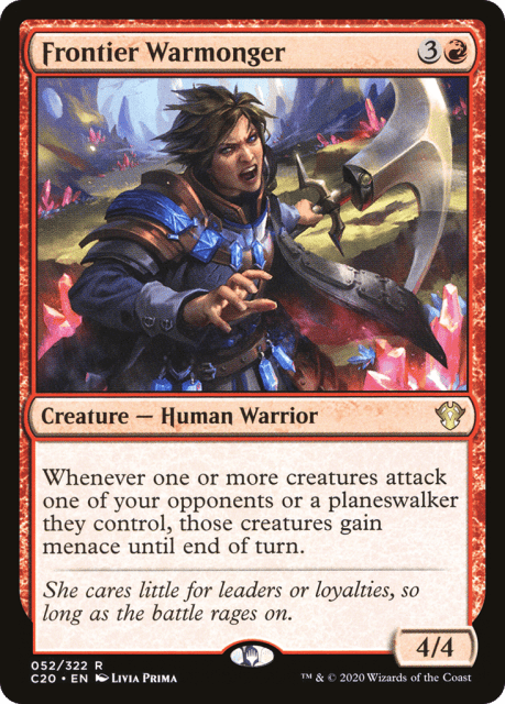 Frontier Warmonger (52) — Commander 2020