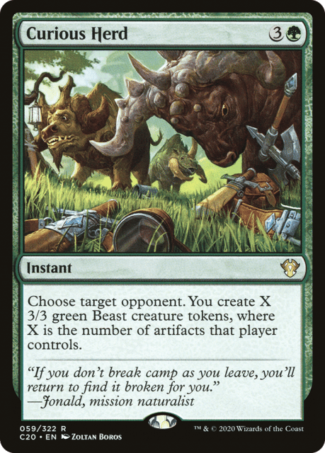 Curious Herd (59) — Commander 2020