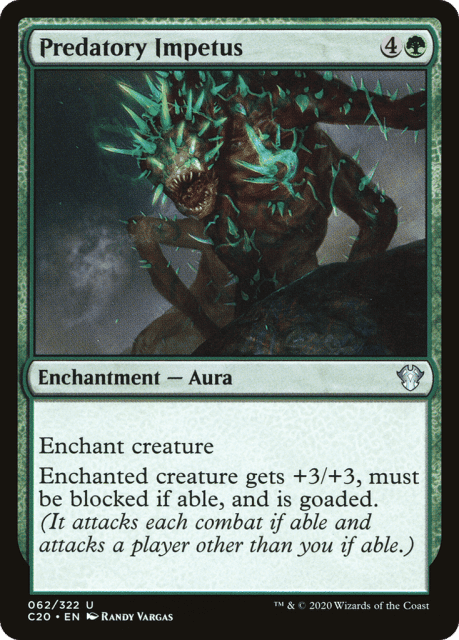 Predatory Impetus (62) — Commander 2020