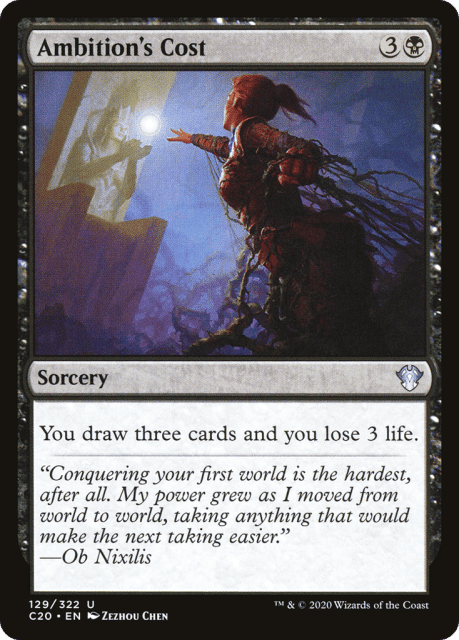 Ambition's Cost (129) — Commander 2020