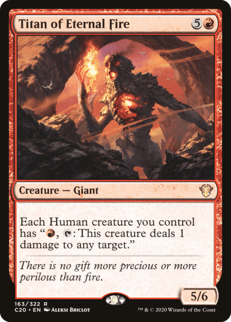 Titan of Eternal Fire (163) — Commander 2020
