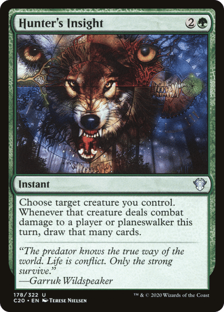 Hunter's Insight (178) — Commander 2020