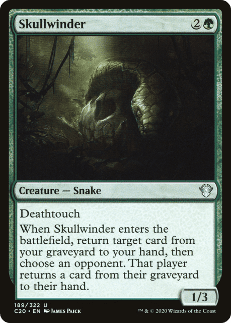 Skullwinder (189) — Commander 2020
