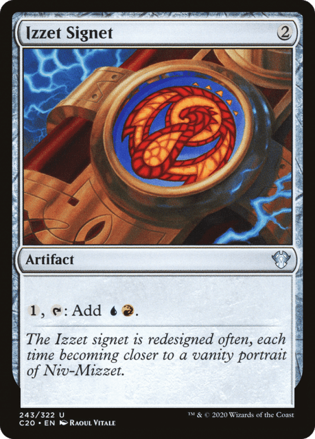 Izzet Signet (243) — Commander 2020