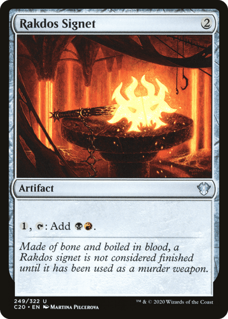 Rakdos Signet (249) — Commander 2020