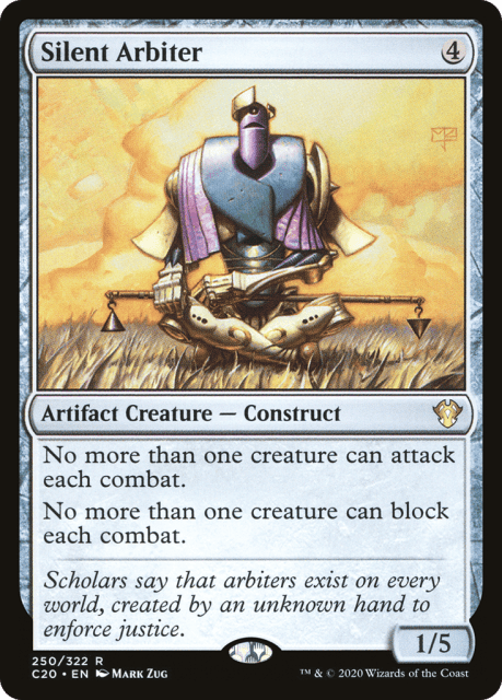Silent Arbiter (250) — Commander 2020
