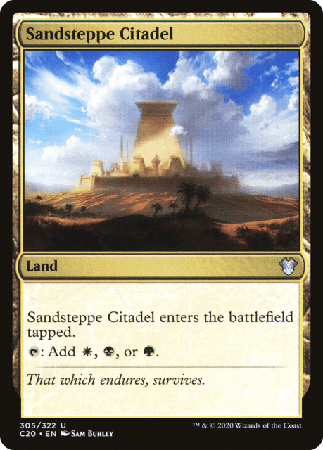 Sandsteppe Citadel (305) — Commander 2020