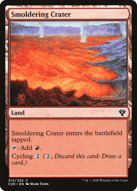 Smoldering Crater (313) — Commander 2020