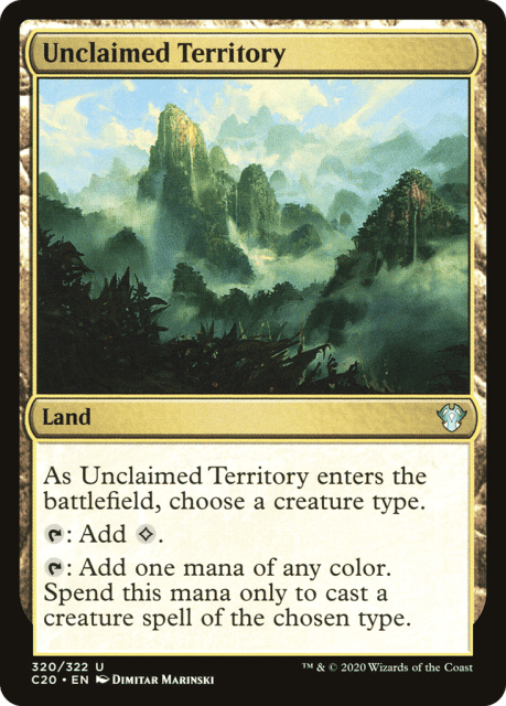 Unclaimed Territory (320) — Commander 2020