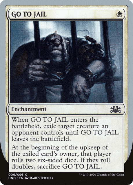 GO TO JAIL (6) — Unsanctioned