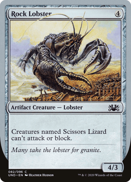 Rock Lobster (82) — Unsanctioned