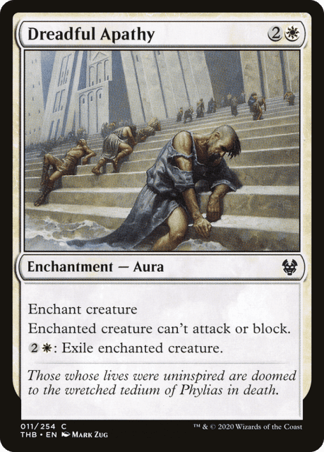 Dreadful Apathy (11) — Theros Beyond Death