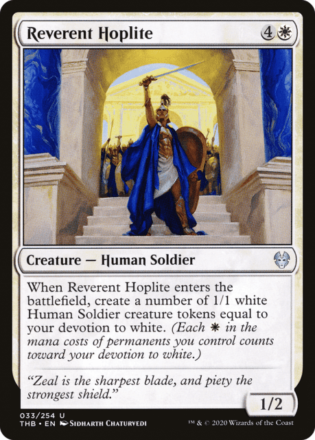 Reverent Hoplite (33) — Theros Beyond Death