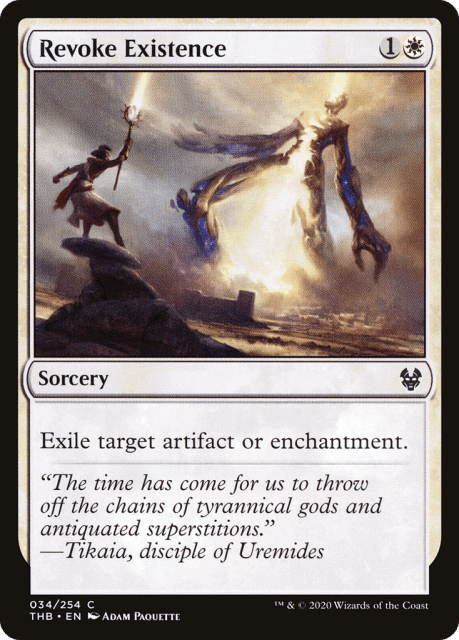 Revoke Existence (34) — Theros Beyond Death