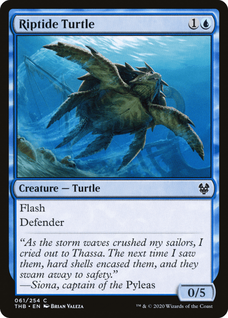 Riptide Turtle (61) — Theros Beyond Death
