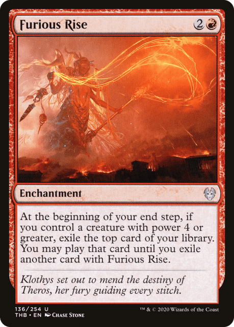 Furious Rise (136) — Theros Beyond Death