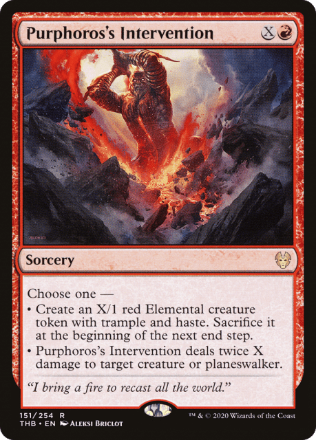 Purphoros's Intervention (151) — Theros Beyond Death