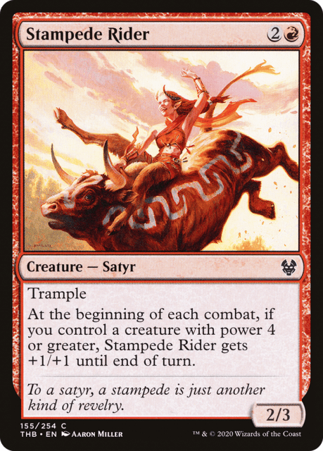 Stampede Rider (155) — Theros Beyond Death