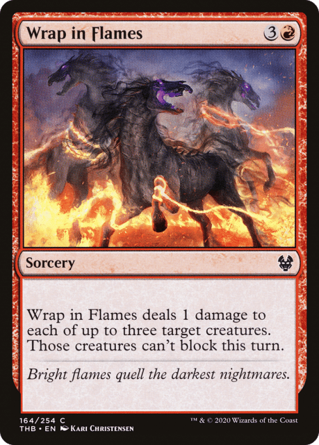 Wrap in Flames (164) — Theros Beyond Death