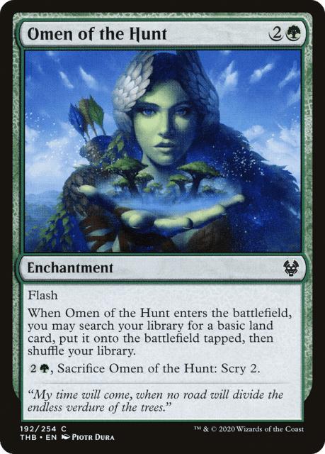 Omen of the Hunt (192) — Theros Beyond Death