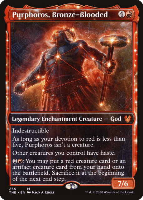 Purphoros, Bronze-Blooded (265) — Theros Beyond Death