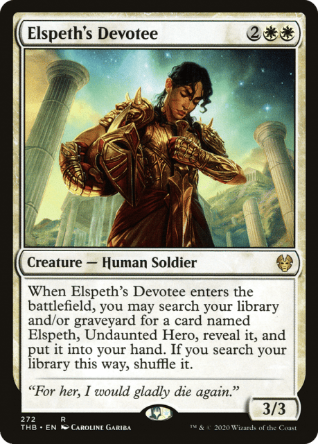 Elspeth's Devotee (272) — Theros Beyond Death