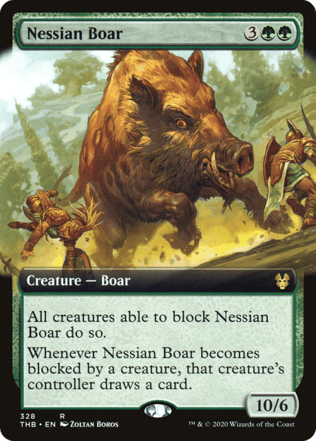 Nessian Boar (328) — Theros Beyond Death