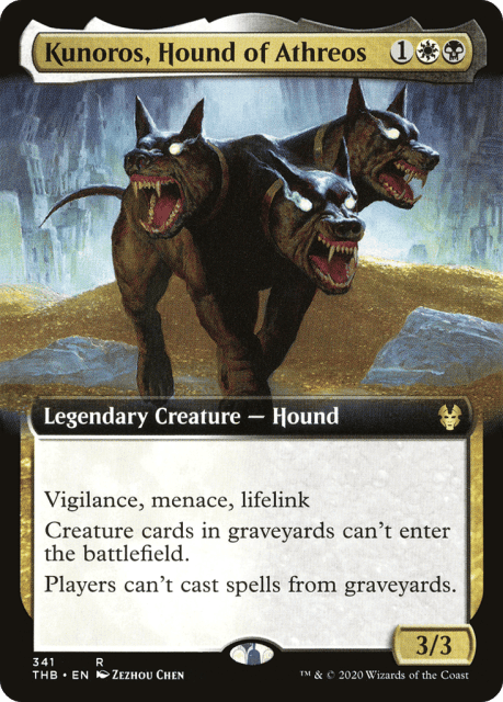 Kunoros, Hound of Athreos (341) — Theros Beyond Death
