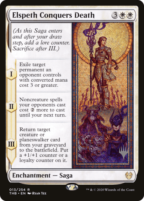 Elspeth Conquers Death (13) — Theros Beyond Death Promos