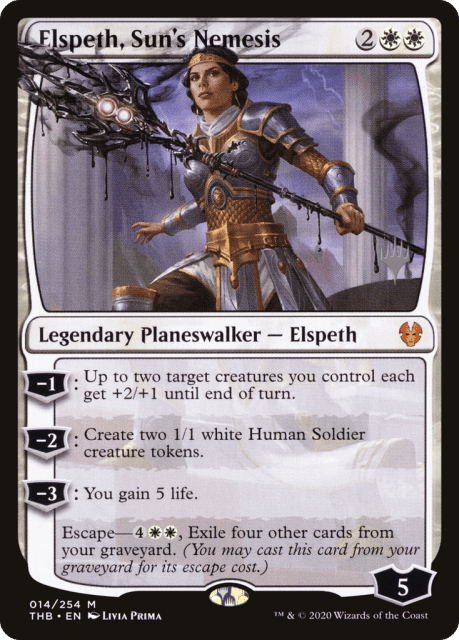 Elspeth, Sun's Nemesis (14) — Theros Beyond Death Promos