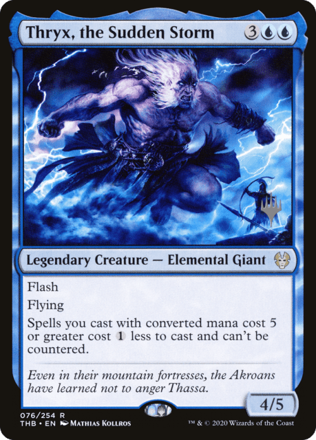 Thryx, the Sudden Storm (76) — Theros Beyond Death Promos