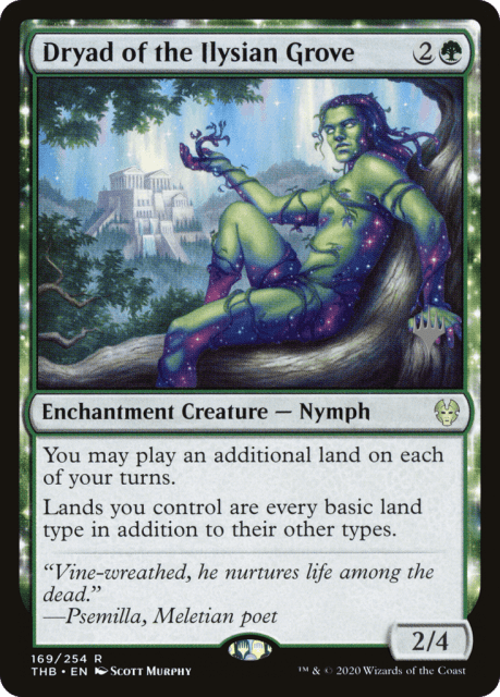 Dryad of the Ilysian Grove (169) — Theros Beyond Death Promos
