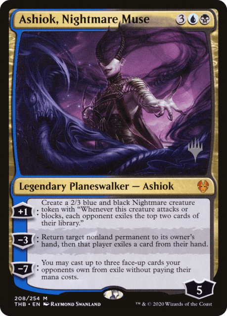 Ashiok, Nightmare Muse (208) — Theros Beyond Death Promos