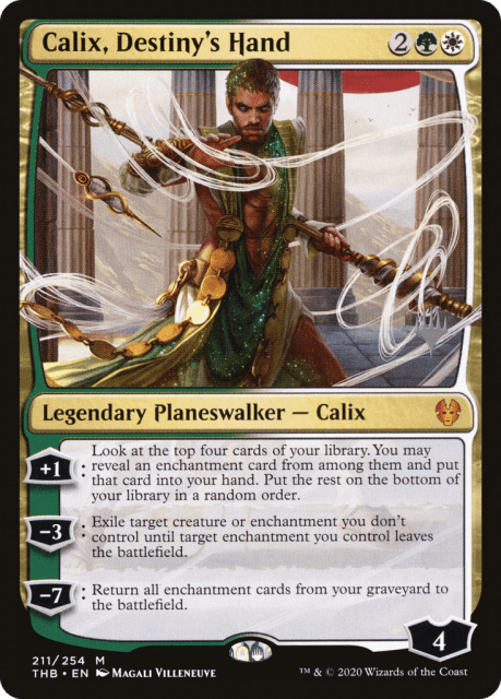 Calix, Destiny's Hand (211) — Theros Beyond Death Promos