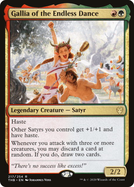 Gallia of the Endless Dance (217) — Theros Beyond Death Promos