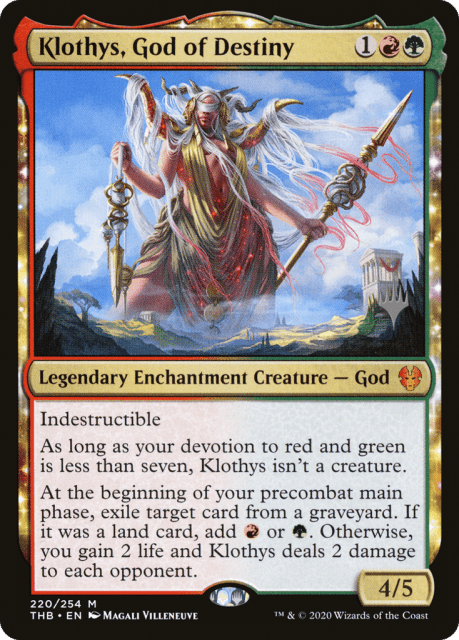 Klothys, God of Destiny (220) — Theros Beyond Death Promos