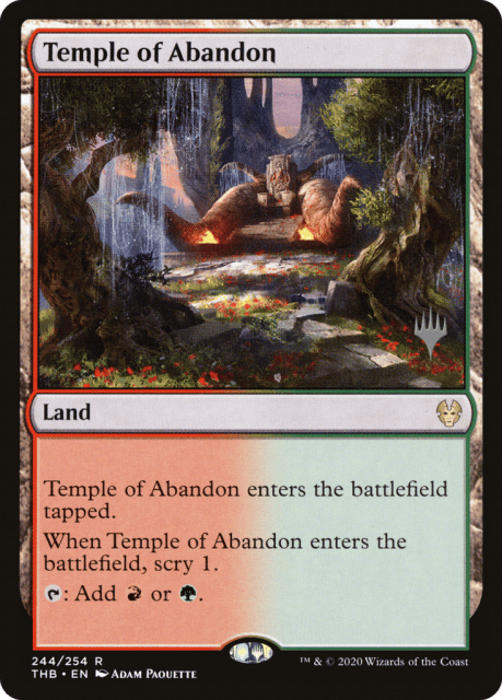 Temple of Abandon (244) — Theros Beyond Death Promos