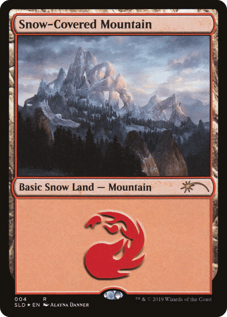 Snow-Covered Mountain (4) — Secret Lair Drop