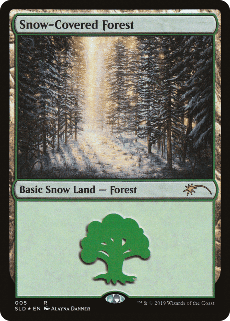 Snow-Covered Forest (5) — Secret Lair Drop