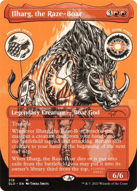 Ilharg, the Raze-Boar (318) — Secret Lair Drop