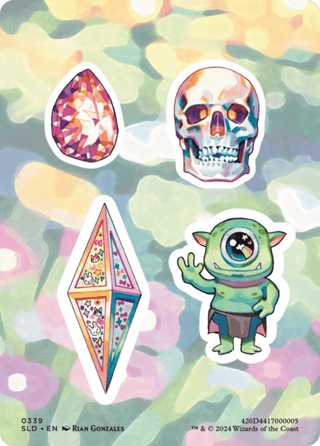 Sticker sheet (339) — Secret Lair Drop