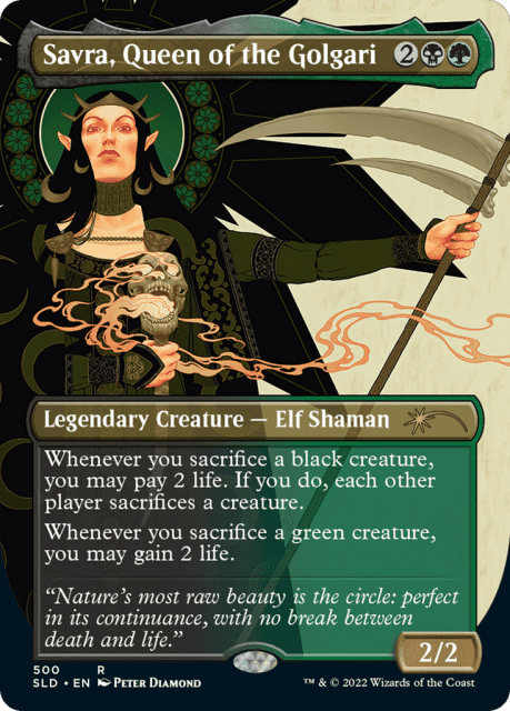 Savra, Queen of the Golgari (500) — Secret Lair Drop