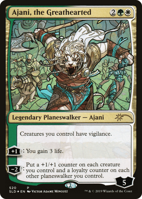 Ajani, the Greathearted (520) — Secret Lair Drop