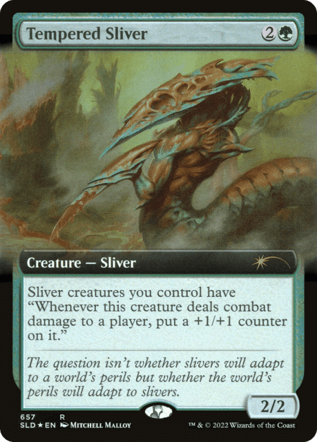 Tempered Sliver (657) — Secret Lair Drop