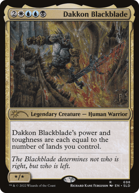 Dakkon Blackblade (698) — Secret Lair Drop
